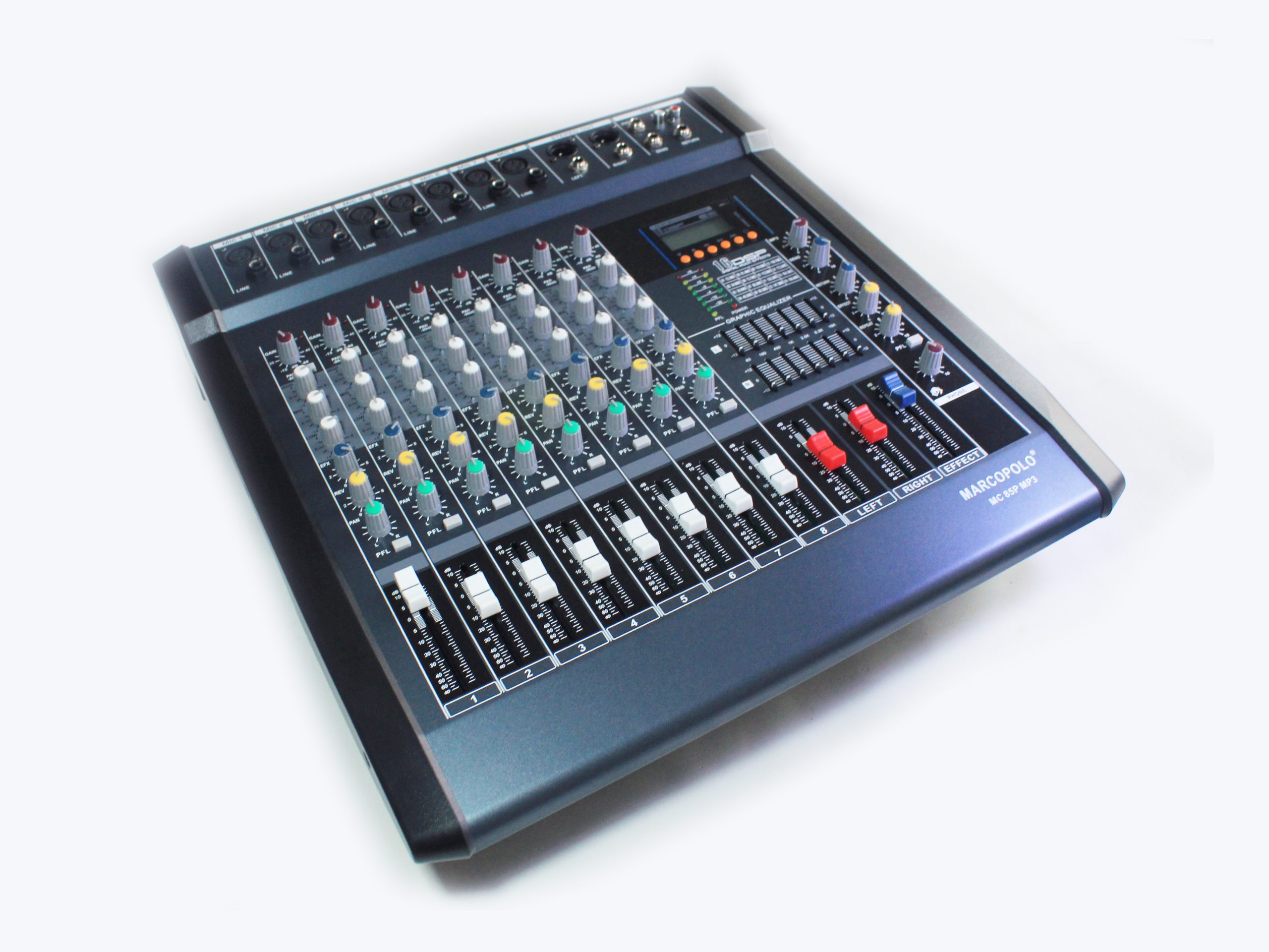 8-CH Power Mixer – Marcopolo MC-85P MP3